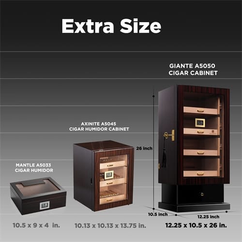 Axinite A5045 Woodronic Humidor